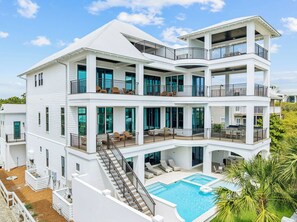Exterior - Newly Listed Gulf View Home with Pool, LSV, Pool Table and Rooftop Deck (Santa Rosa Beach)