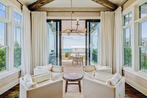 TV - Newly Listed Gulf View Home with Pool, LSV, Pool Table and Rooftop Deck (Santa Rosa Beach)