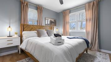 4 chambres, fer et planche Ă repasser, Wi-Fi gratuit, draps fournis