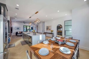 Dining - Downtown Designer Estate | Heated Pool/Spa+Theater (Austin)