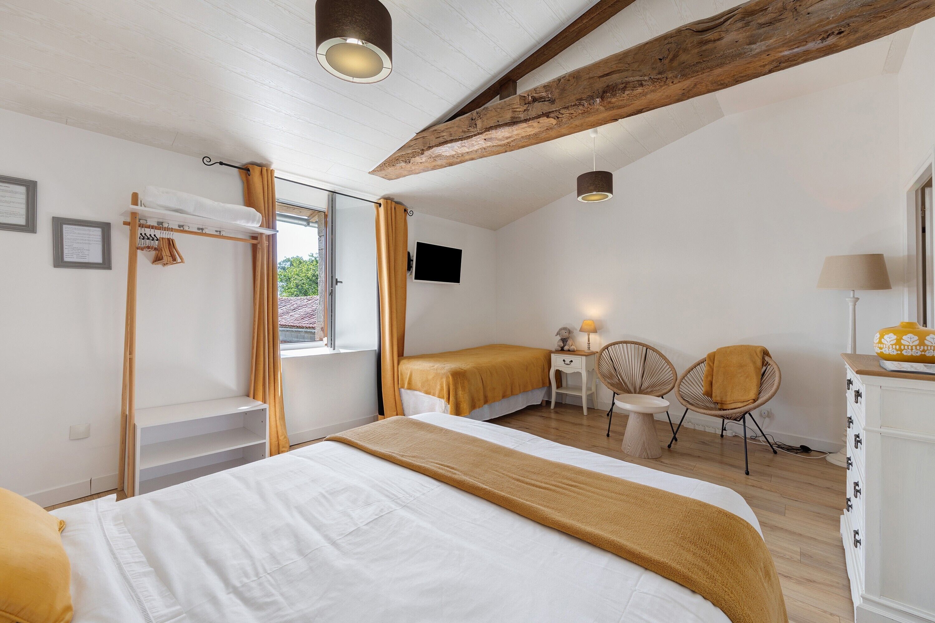 2 quartos, Wi-Fi, roupa de cama