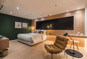 1 habitación, tabla de planchar con plancha, wifi y ropa de cama 