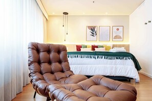1 bedroom, iron/ironing board, WiFi, bed sheets - #RD1306 | Cyclinn Vila Olímpia (Vila Olímpia)