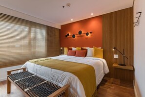 1 bedroom, iron/ironing board, WiFi, bed sheets - #RD510 | Cyclinn Vila Olímpia (Vila Olímpia)