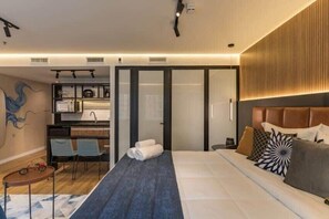 1 bedroom, iron/ironing board, Internet, bed sheets - #RD504 | Cyclinn Vila Olímpia (Vila Olímpia)