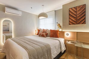 Desk, iron/ironing board, WiFi, bed sheets - #WP1202 | Cyclinn Paulista Jardins (Jardim Paulista)