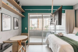 Desk, WiFi, bed sheets - Studio Completo a 5min do Allianz Parque | MP805 (Perdizes)