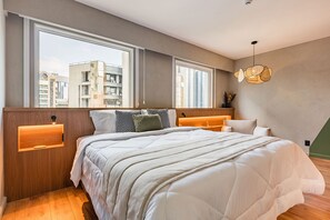 Iron/ironing board, WiFi, bed sheets - #BE902 | Cyclinn Vila Olímpia Berrini (Berrini)
