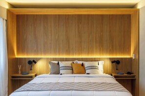 Desk, iron/ironing board, WiFi, bed sheets - #VD1748 | Cyclinn Berrini Chacara Sto Antonio (Berrini)