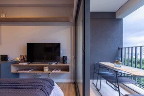 WiFi, bed sheets - Studio Completo a 5min do Metrô Madalena | HV108 (Vila Madalena)