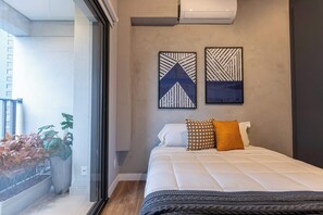 WiFi, bed sheets - Studio Completo a 5min do Metrô Madalena | HV108 (Vila Madalena)