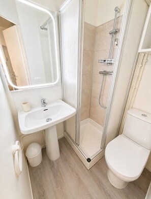 Shower, hair dryer, towels - Le Petit Jean Alexandre – Studio centre-ville (Poitiers)