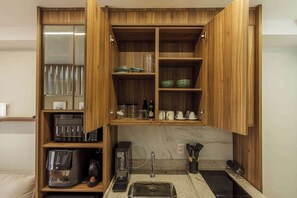 Fridge, microwave, coffee/tea maker - Studio Completo a 5min do Allianz Parque | GP33 (Perdizes)