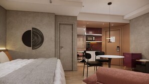 Desk, iron/ironing board, WiFi, bed sheets - #TW1307 | Cyclinn Vila Olímpia (Itaim Bibi)
