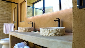 Standard Double Room, Balcony, Mountain View | Bathroom - AYEKA INTERGRATIVE CENTER        (Valle de Guadalupe)