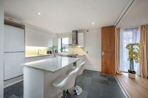 Fridge, microwave, dishwasher, coffee/tea maker - Luxurious Two Bedroom With balcony (London)