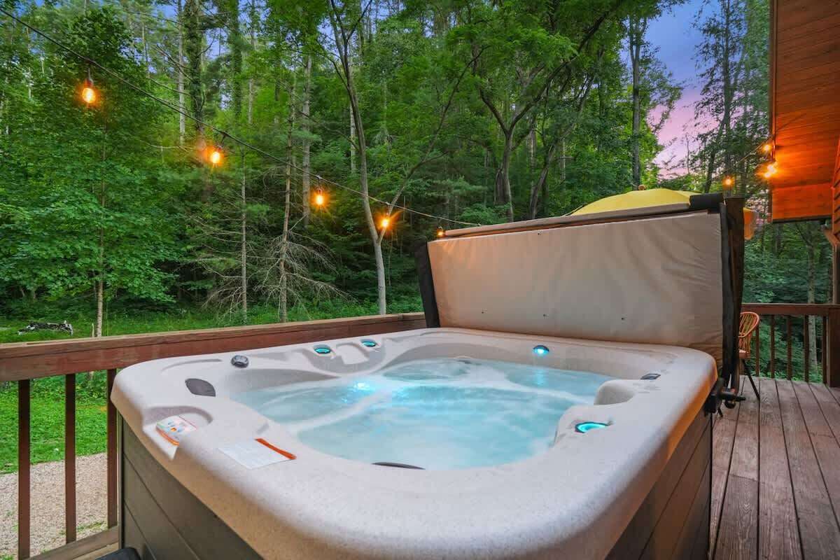 Bain à remous extérieur