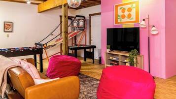 TV, video games, table football