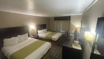 Standard Double Room, 2 Queen Beds | Desk, iron/ironing board, free WiFi