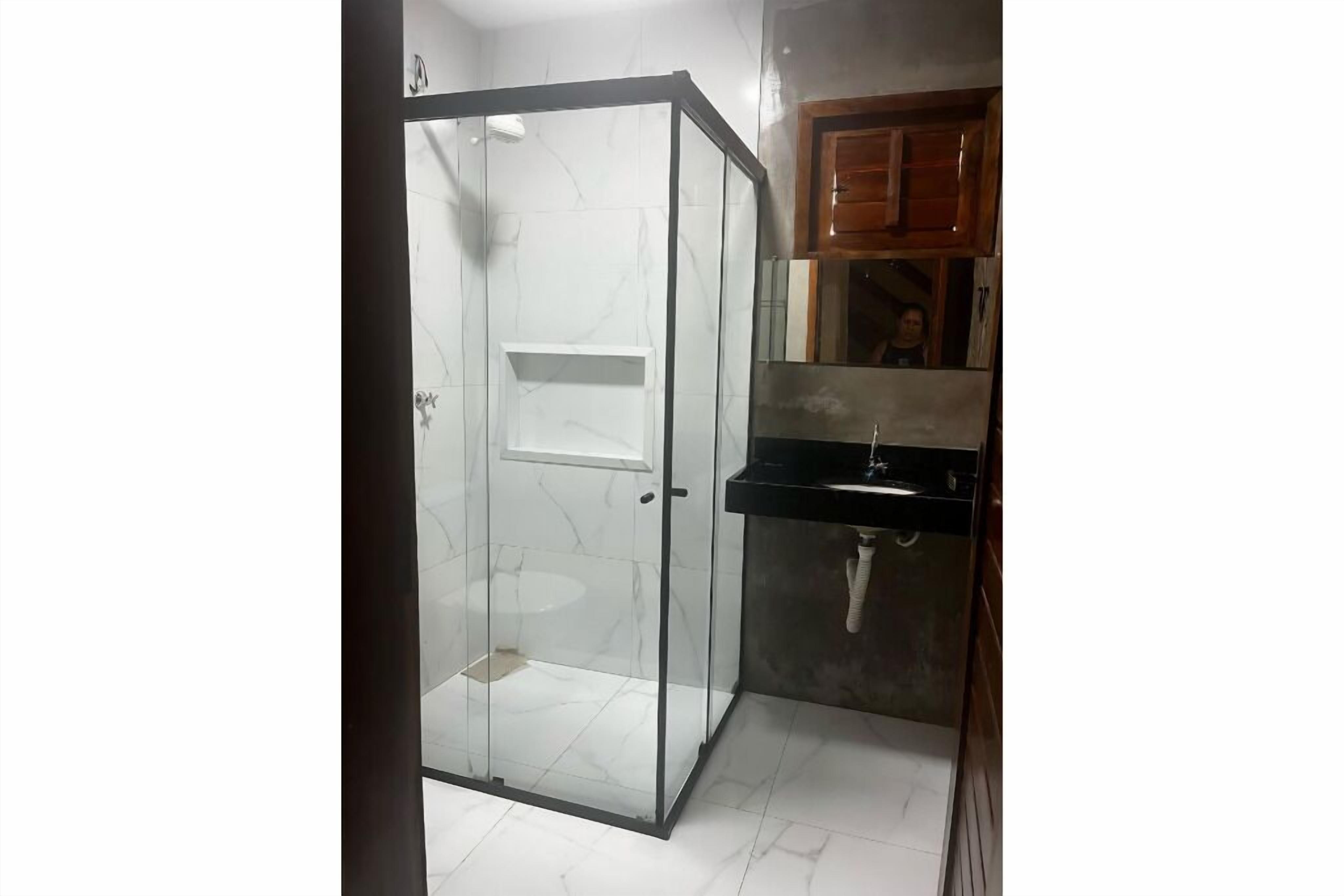Douche, papier toilette
