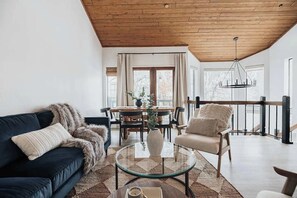 TV, fireplace, offices