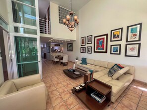 Villa, 4 Bedrooms, Patio | Living area - Villa Merchán (Dorado)