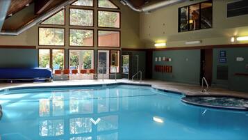 Indoor pool, a heated pool