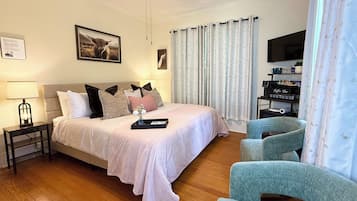 1 dormitorio, tabla de planchar con plancha, wifi gratis y ropa de cama