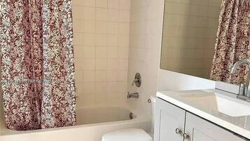 Hair dryer, towels