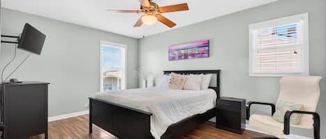 Desk, WiFi, bed sheets