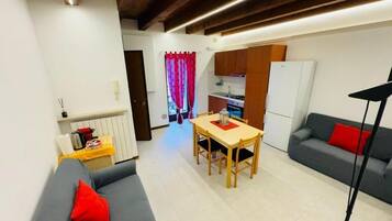 Apartment, 2 Bedrooms, Balcony | Living area