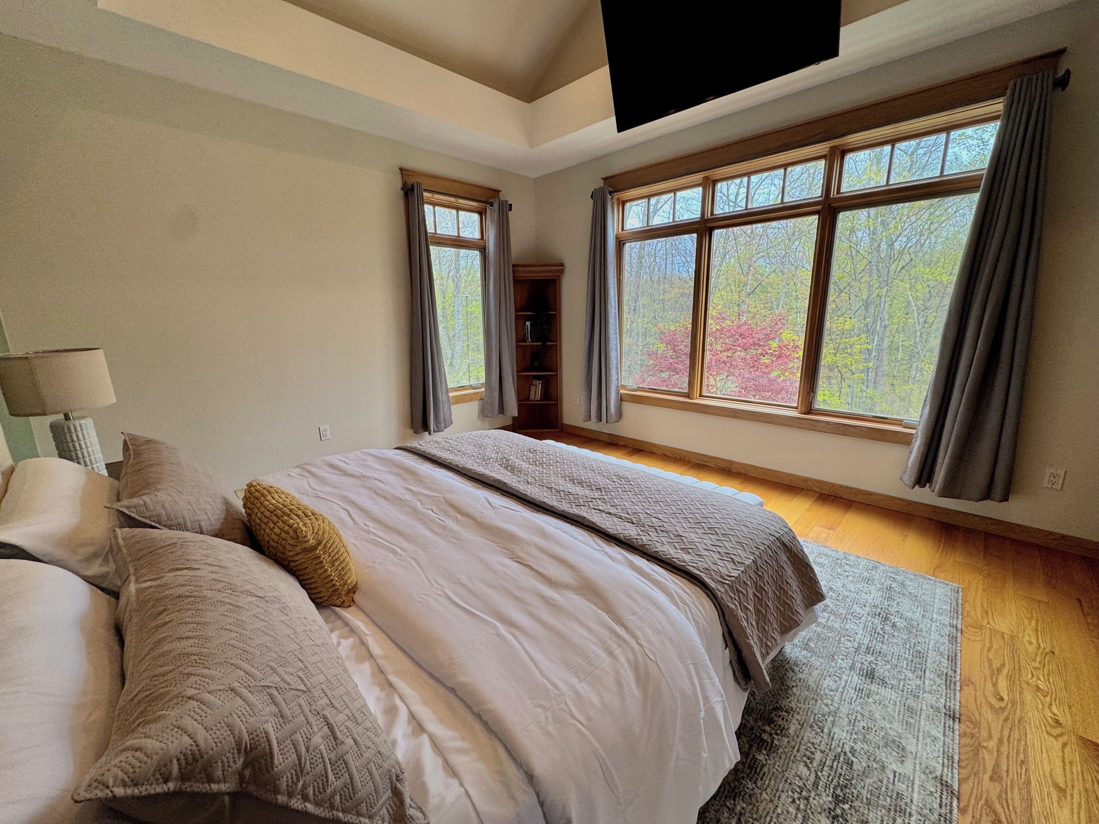 Desk, iron/ironing board, WiFi, bed sheets