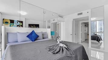 Appartamento, 2 camere da letto, non fumatori, sauna | Biancheria da letto ipoallergenica, postazione laptop, tende oscuranti