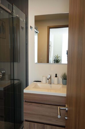 Shower - Furnished 2 Bedroom Apartment in Mexico City (Mexico City)