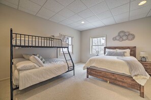 3 bedrooms, desk, iron/ironing board, travel cot - Pet Friendly Harbor Springs Home w Hot Tub (Harbor Springs)