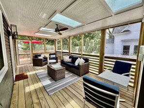 Interior - Charming Home with Hot tub & walk to town! (Three Oaks)