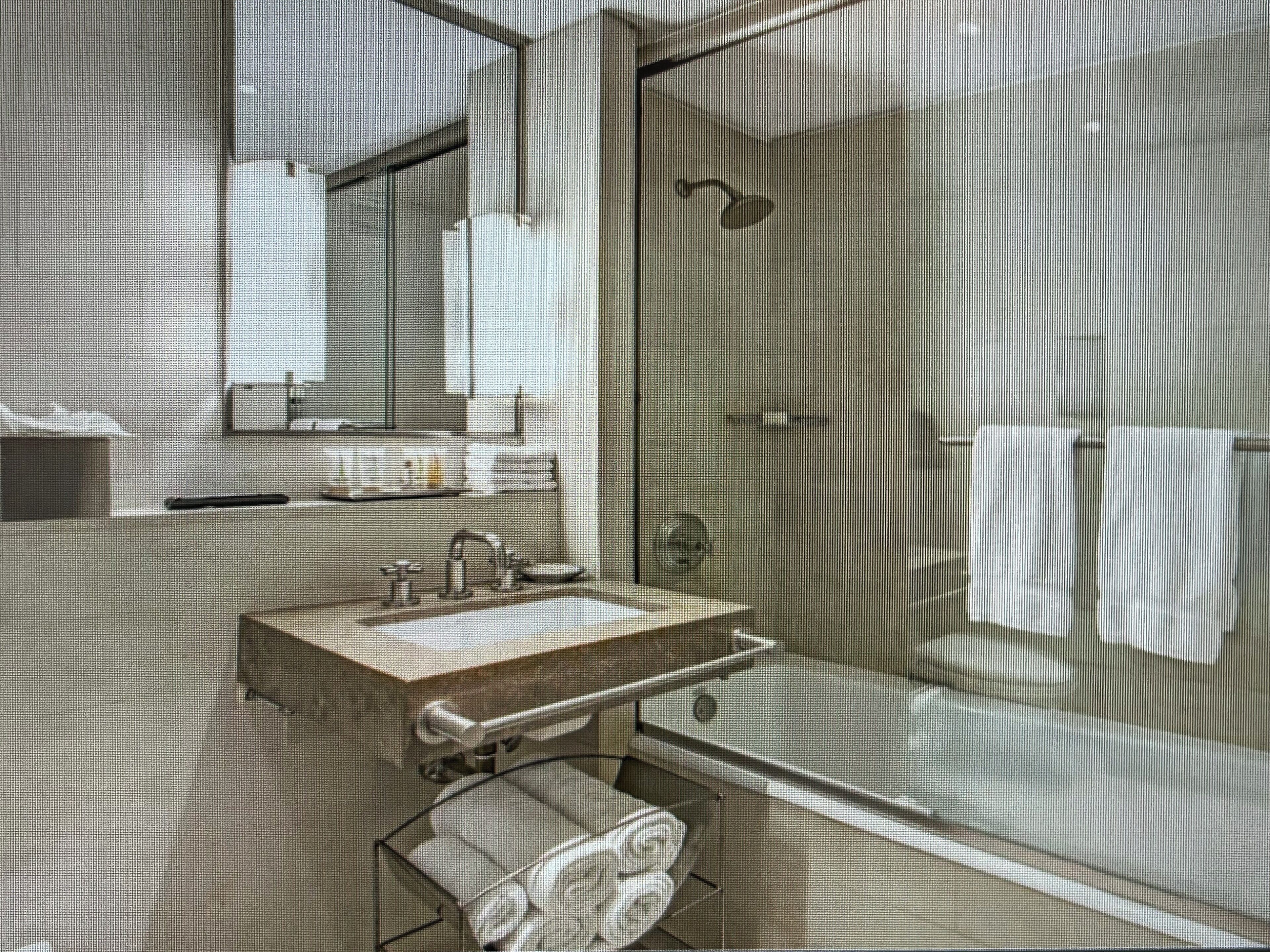 Towels, soap, toilet paper