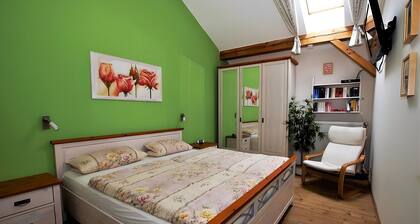 Cozy **** vacation apartment with mountain view, balcony, 2 bathrooms and guest WC