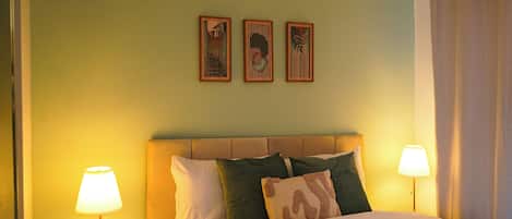 3 chambres, fer et planche Ă repasser, Wi-Fi, draps fournis