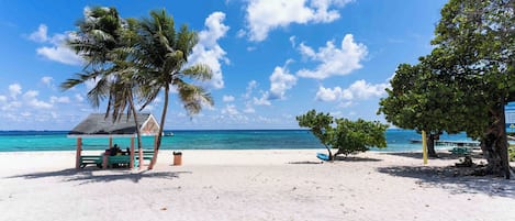Sun loungers, beach towels