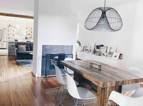 Modern Victorian Retreat with Wraparound Porch Near UVA & Downtown
