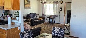 Spacious 3 bedroom and 1.5 bathroom fully fenced around for pets and childrens