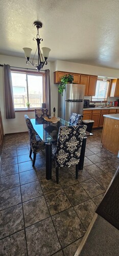 Spacious 3 bedroom and 1.5 bathroom fully fenced around for pets and childrens