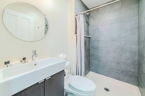 Shower, hair dryer, towels, soap - Beacon Hill Charm (Boston)