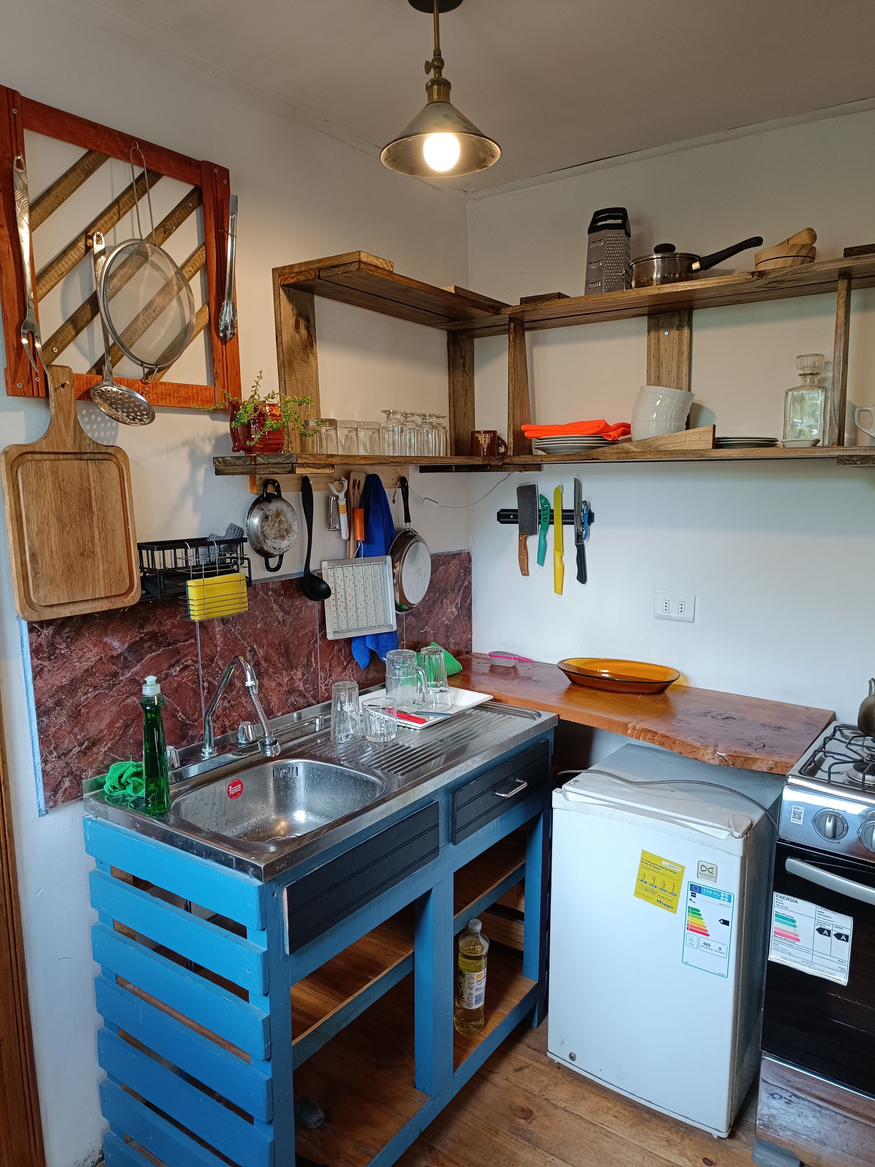 Classic Cabin, Courtyard View | Private kitchen
