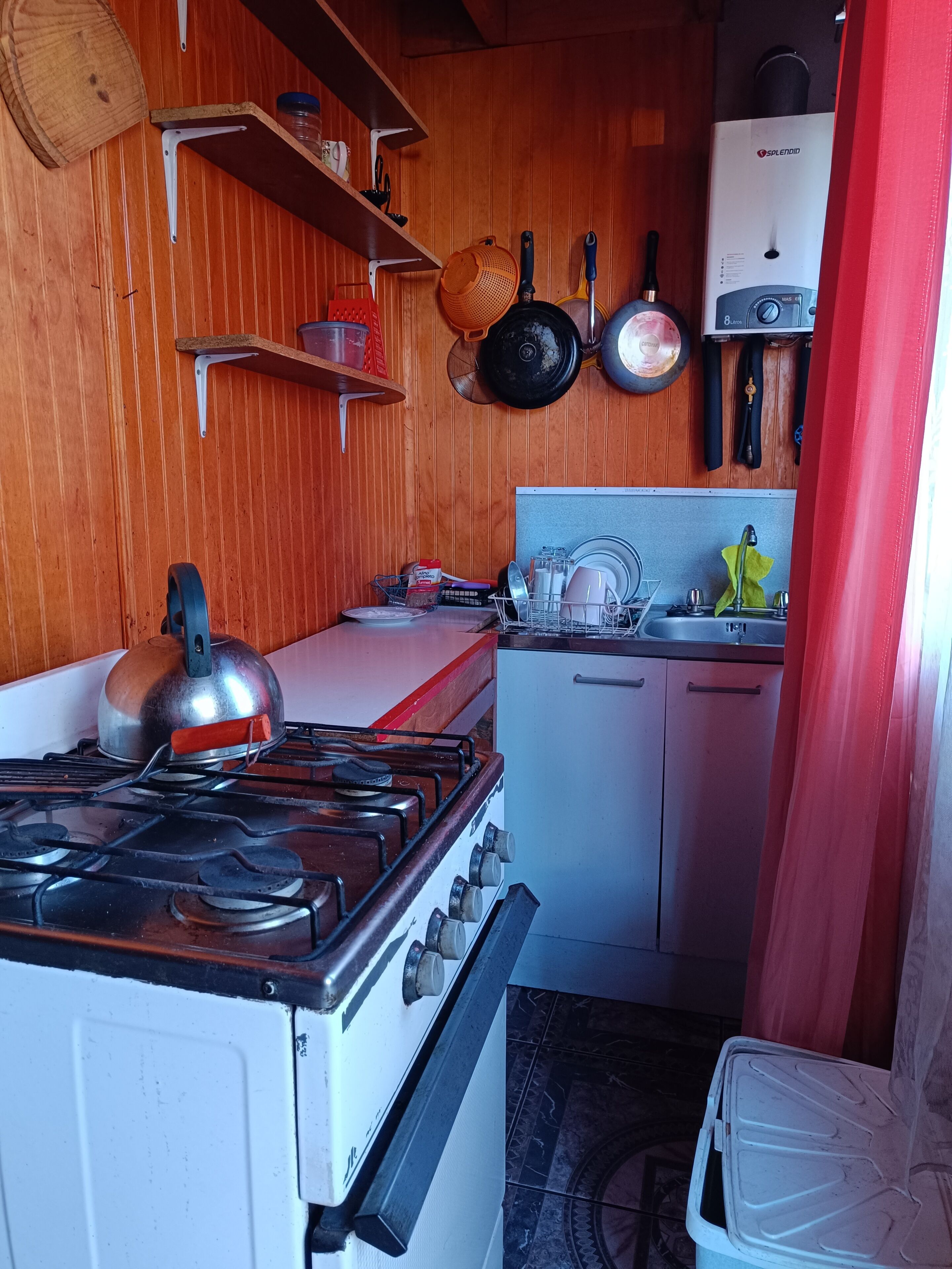 Hytte – classic, terrasse, hageutsikt | Eget kjøkken
