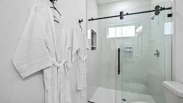 Hair dryer, towels