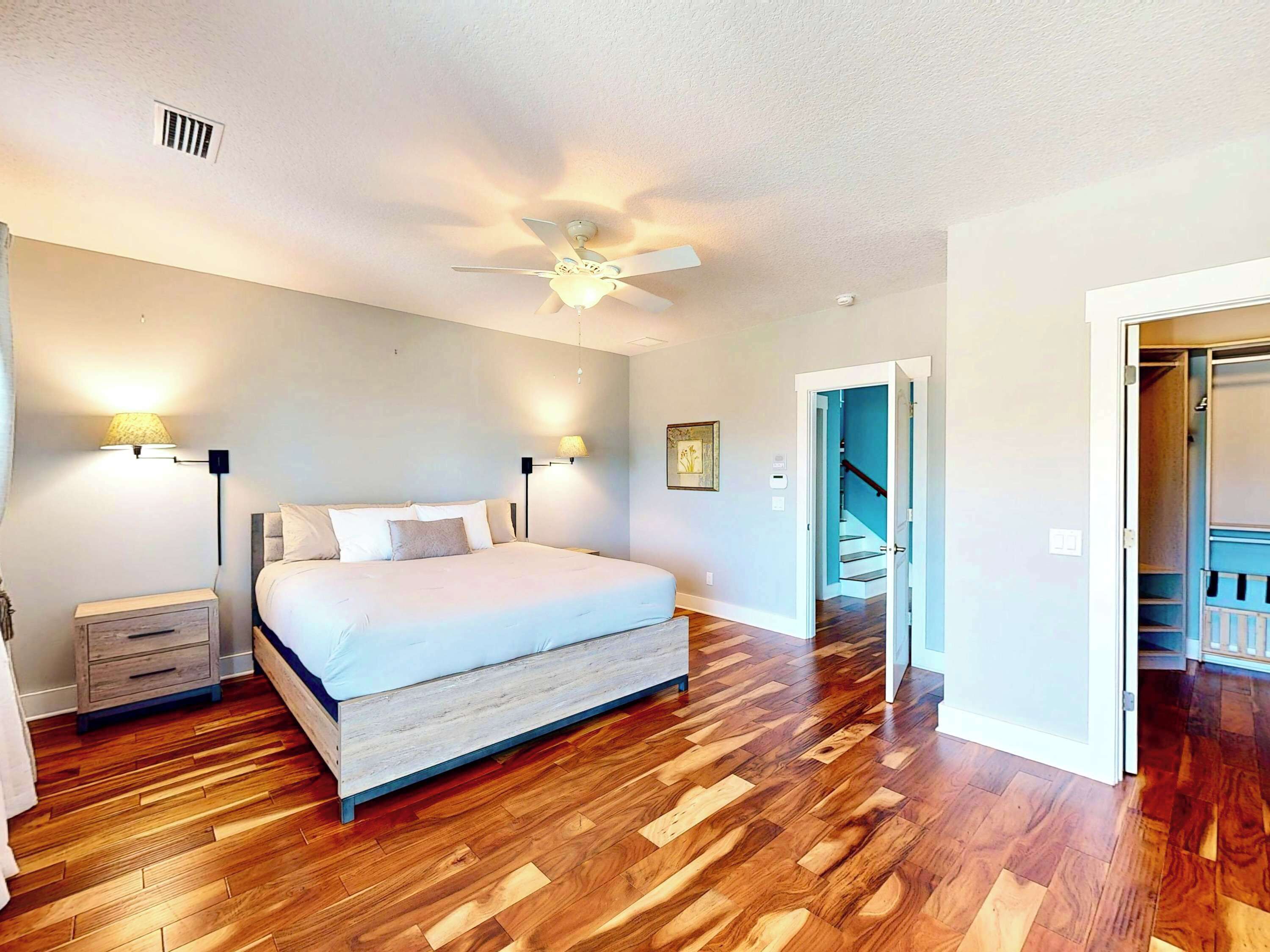 5 bedrooms, iron/ironing board, travel cot, WiFi