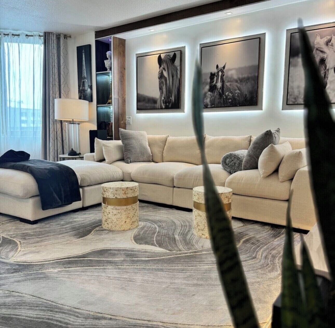 Área de sala de estar