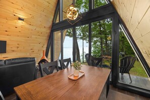 Dining - Lakefront A-Frame | Hot Tub, Dock & Views | Seneca Lake (Penn Yan)